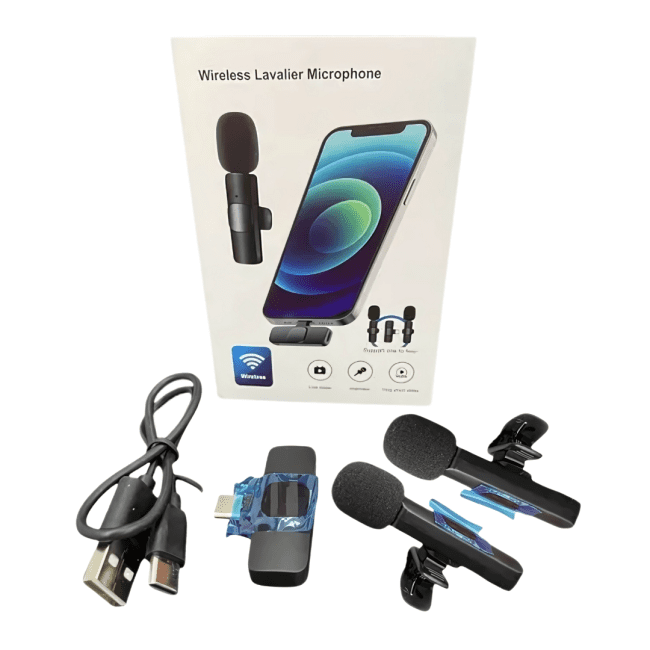 micrófono balita lighting x2